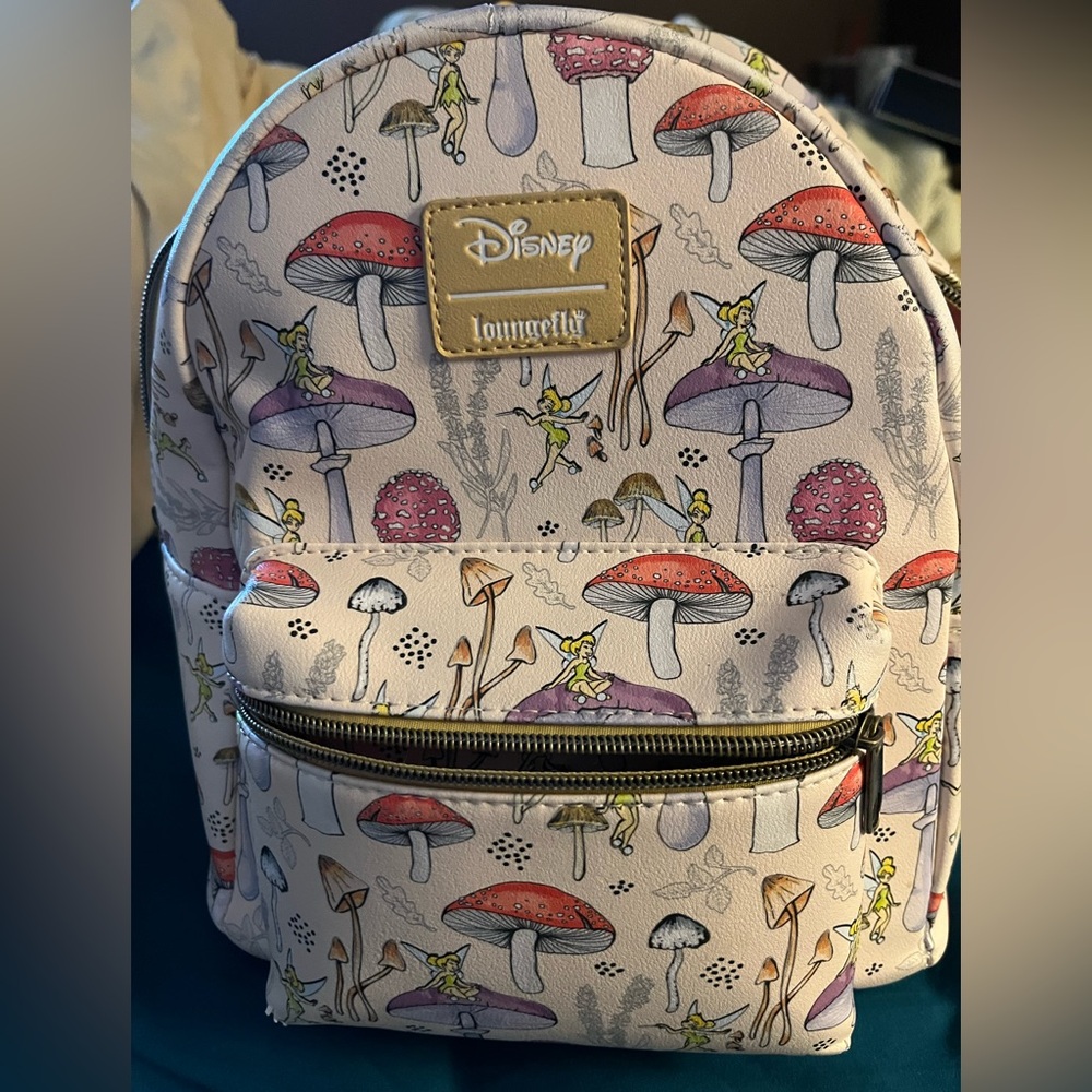 Loungefly Tinkerbell mushroom backpack
